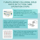Furazolidone Colloïdale goud RapidDetection Card leverancier