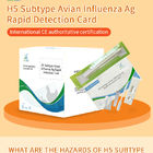 Vogeletestkaart voor het antigeen van het subtype aviaire influenza (H5) leverancier