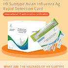 Vogeletestkaart voor het antigeen van het subtype aviaire influenza (H9) leverancier